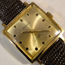 Orologio Vintage ANKER Uomo Carica Manuale 17J 1949 Antico Tedesco 29X37mm Mint!