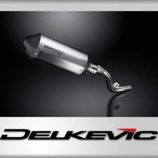 Suzuki DR125 SM 2005-2014 260mm X-Oval Titanio Kit Silenziatore Scarico Can