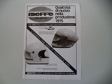advertising Pubblicità 1976 CASCO BIEFFE HELMETS INTEGRALE X 2001/4001