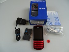 Nokia Asha 300 Rosso! Senza SIM-lock! OTTIME CONDIZIONI! Perfetto! Raro! Confezione Originale! Raro!
