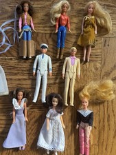 Lotto mini bambole barbie ken - barbie,