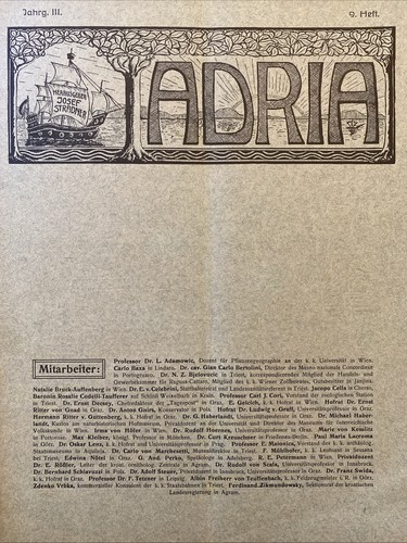 Adria jahrgang 9 heft - jahrgang,
