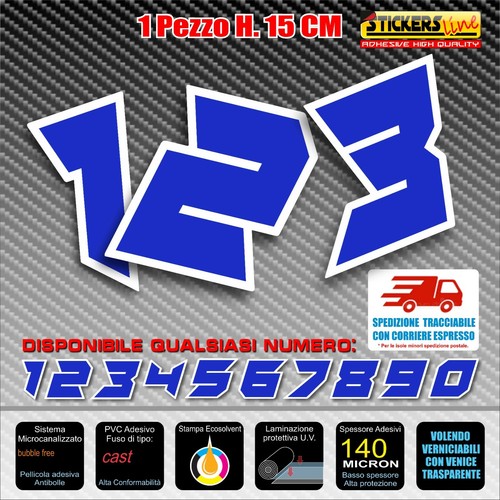 Adesivi numeri gara - ,