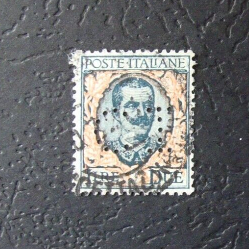 Perfin perforato francobolli - perfin-,