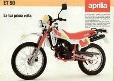 APRILIA ADESIVI ORIGINALI GENUINE DECAL ET 50 1984 1985 BIANCO TABELLA DESTRA