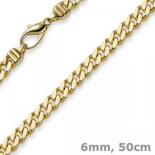 6mm Collana Catena Gourmette