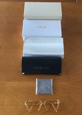 Dior Montatura Occhiali Vintage Completi Di Custodia Pannetto E Scatola