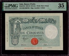 ITALIA Banconota 50 LIRE 1943