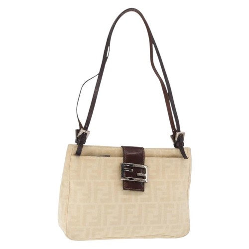 Fendi zucca canvas - canvas, shoulder