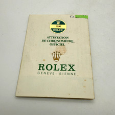 Garanzia originale Rolex