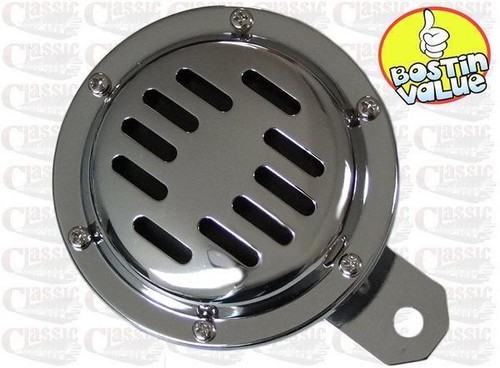 Corno classico cromato - corno,