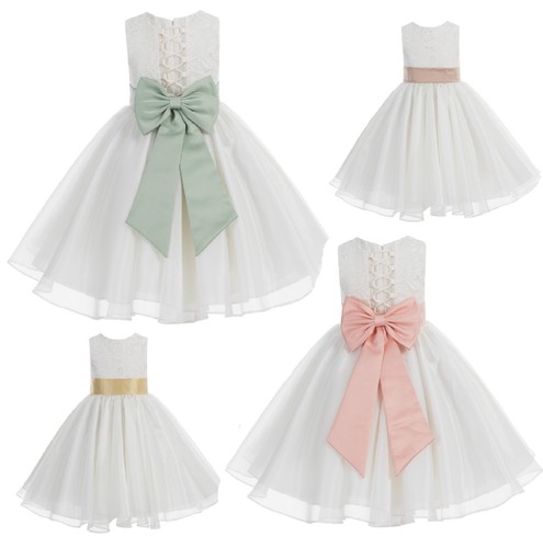Abito bambina avorio - , fiori