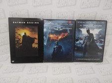 BATMAN TRILOGIA, Begins + Il cavaliere oscuro... Lotto 3 DVD - Usato - Italiano