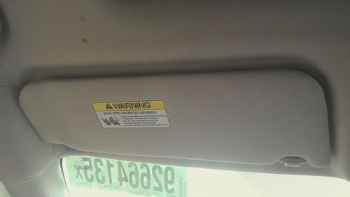 Sun visor honda - sun, left