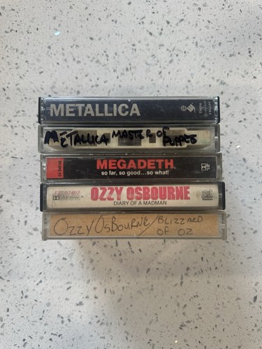 Metallica megadeth ozzy - megadeth,