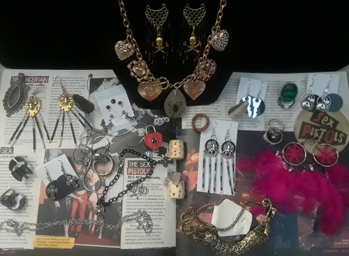 Lotto gioielli misti goth - lotto,