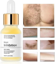 Siero Anti-Ricrescita Peli, Siero Inibitore Dei Peli per Donna E Uomo, Indolore,