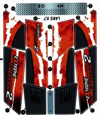 Lego 8297 Foglio Adesivo di Ricambio Adatto per Grande Fuoristrada Off Roader