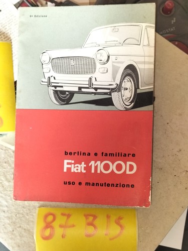 Fiat 1100 uso - fiat, manutenzione
