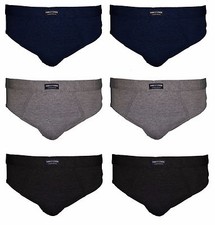 6 SLIP UOMO ENRICO COVERI COTONE BIELASTICO ELASTICO INTERNO ART. ES1002 MUTANDA