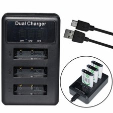 Caricabatteria triplo per Sony