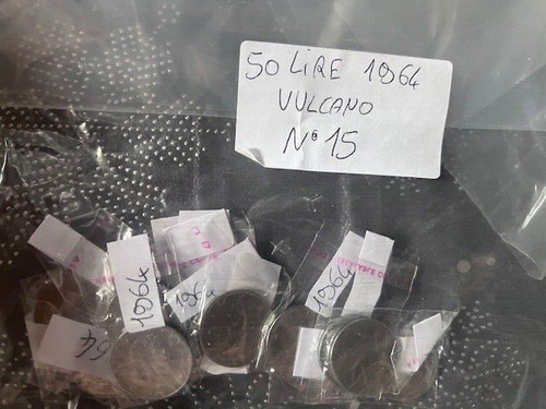 Moneta lire vulcano - 50,