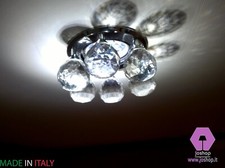 faretto led cristallo faretto