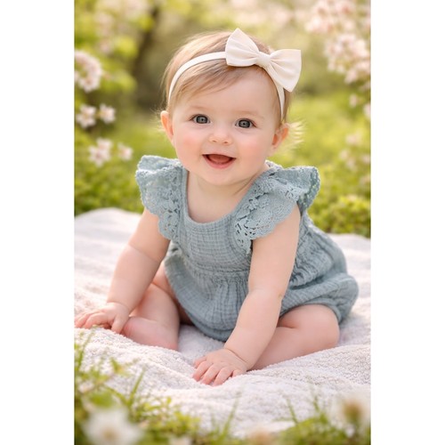 Pagliaccetto bambina verde