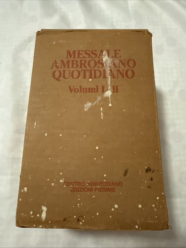 Messale ambrosiano quotidiano - messale,