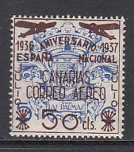 Canarie posta 1937 edifil - canarie,