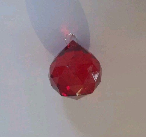 Goccia cristallo rosso - in,