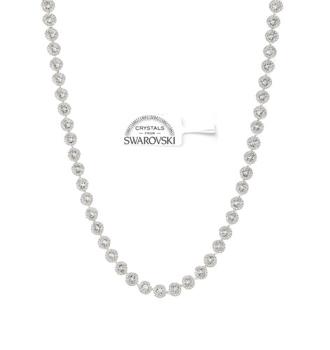 Collana tennis angel argento - collana,