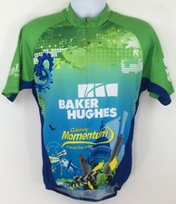 Maglia ciclismo ATAC uomo grande full zip panettiere Hughes guadagnando slancio verde