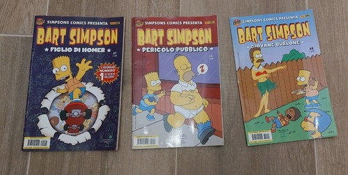 Lotto fumetti bart simpson - bart,