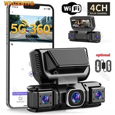 WiFi Dash Cam 4 Channel 360°