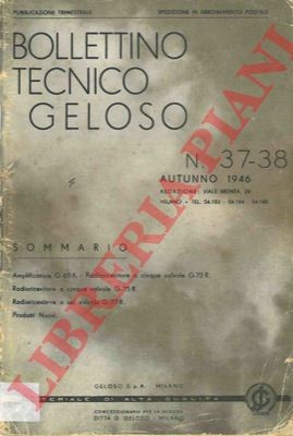 Radiotecnica geloso - -,