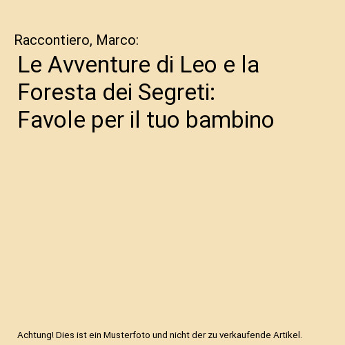 Avventure leo e la - e,