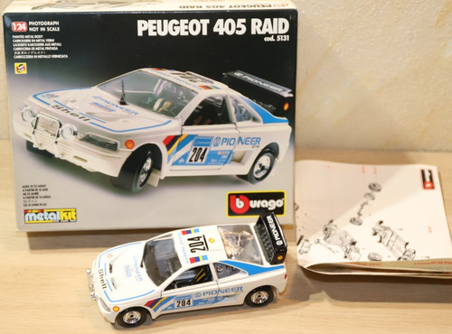 Burago peugeot 405 dakar raid - dakar,