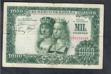 SPAIN SPAIN 1000 PESETAS 1957