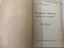 Rarissimo libro Luigi Russo