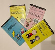 Lotto 4 fumetti PEANUTS Charles M. Schulz Charlie Brown Snoopy