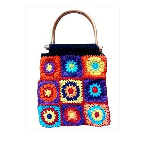 Borsa vintage all uncinetto - vintage, all'uncinetto