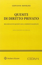 Bonilini giovanni Quesiti di