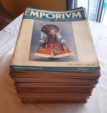 Lotto 34 Emporium Rivista Mensile D'arte e Cultura dal n° 397 al 432 - 1928 1930
