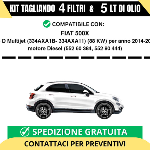 Tagliando per fiat 500x - fiat,