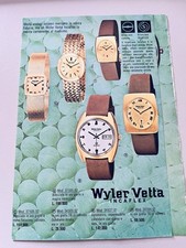 Catalogo Collezione Orologi Wyler Vetta Incaflex Del 1967 13,5x18,5cm