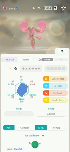 Lopunny 6iv shiny - lopunny, per