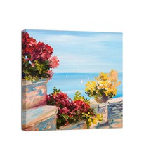 Canvashop Quadri moderni quadrati Mare 14 Quadro Stampa su tela canvas soggiorno