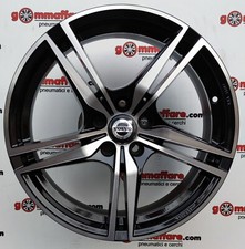 4 cerchi lega nuovi volvo ford land rover r18 nero diamantato lt002254