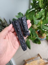 Cinturino orologio nero 28/20 mm 100% vera pelle esotica per AP OFFSHORE 42 MM